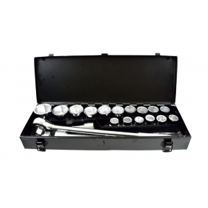 Комплект гедоре шестостенни 21 броя 3/4" 6-стен / 19-50мм G10112