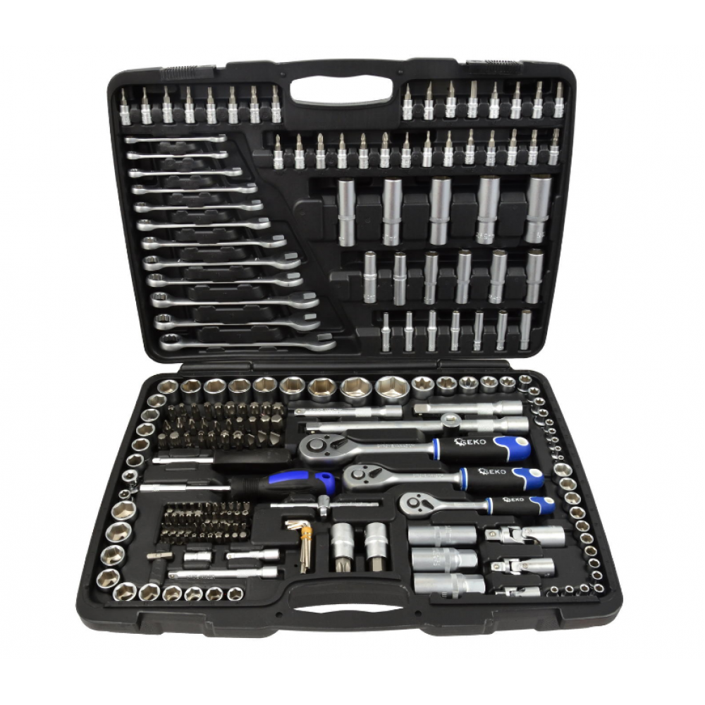 Комплект ключове за работилница - 216 части GEKO G10158