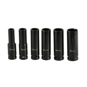 Комплект ударни удължени вложки, 1/2" 10-21 мм, 6 бр. - G10500