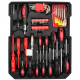 Кутия за инструменти с аксесоари 187 части (ключове) GEKO G10855