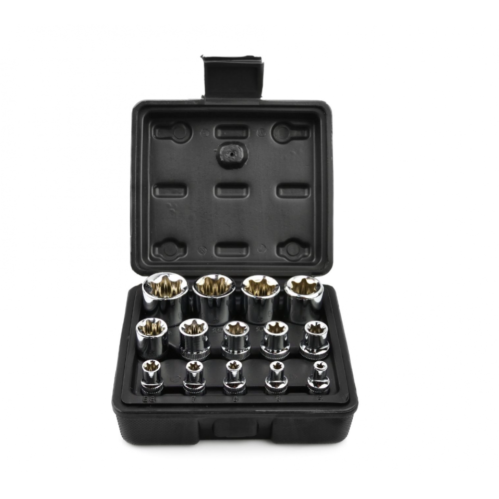 Комплект вложки, Torx E4-E24 14 бр. - G13566