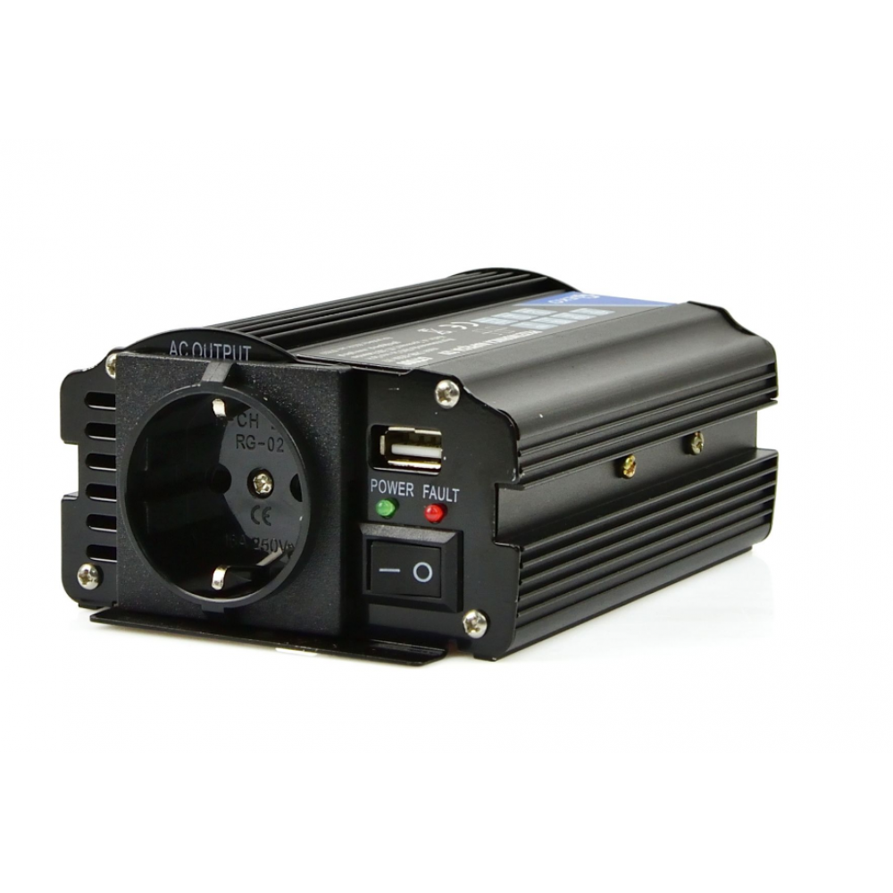 Преобразувател на напрежение 24V/230V - 250/500W - G17001