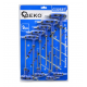 Комплект Т-образни отвертки тип Torx 9 части - GEKO G30587