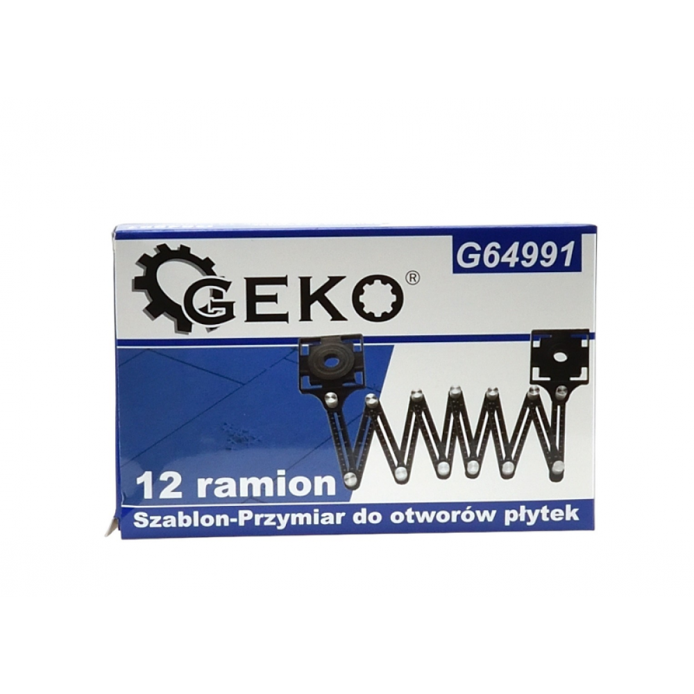 Шаблон за пренасяне на ъгли и отвори с 12 рамена GEKO G64991