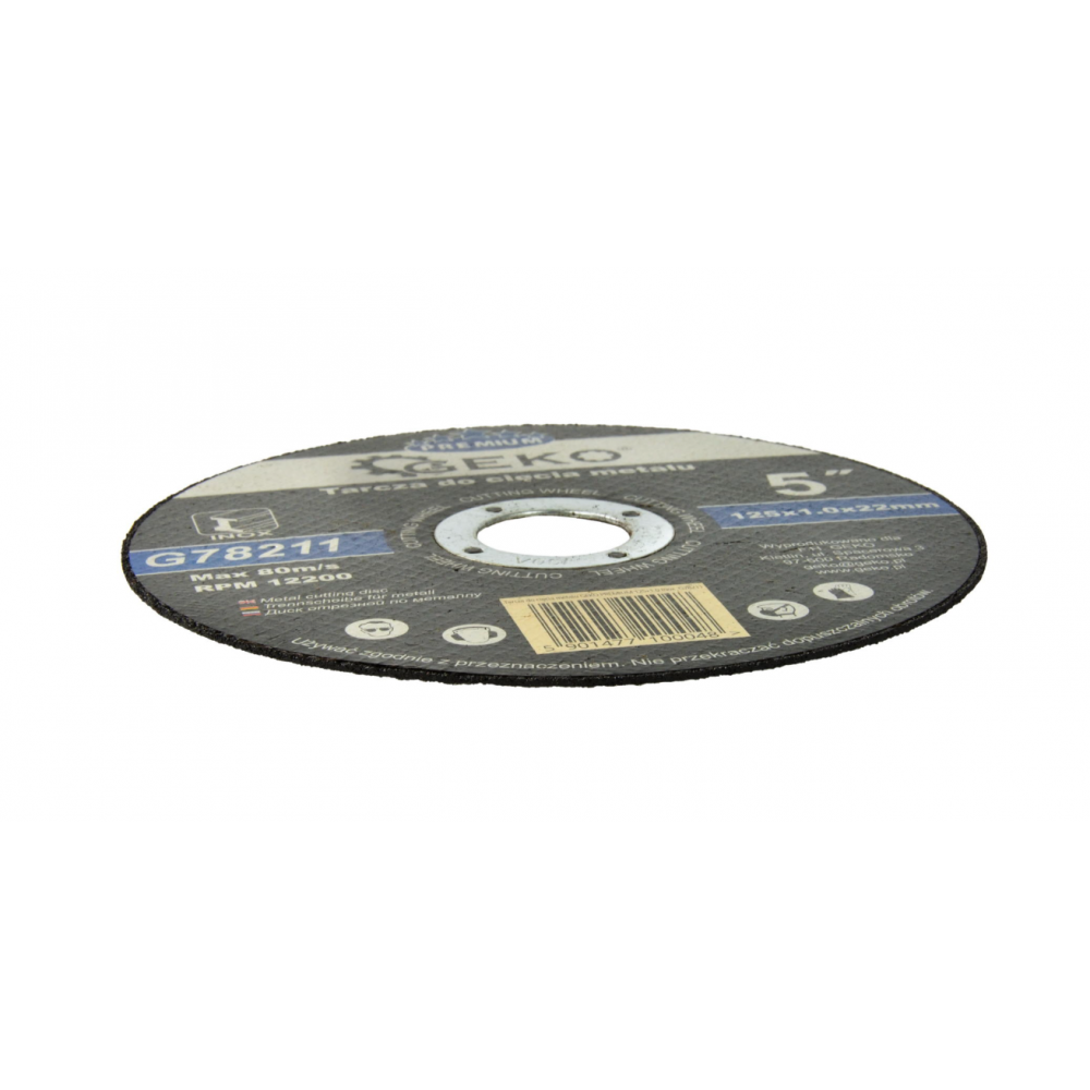 Диск за метал 125х22.23х1 мм ( Inox ) - G78211