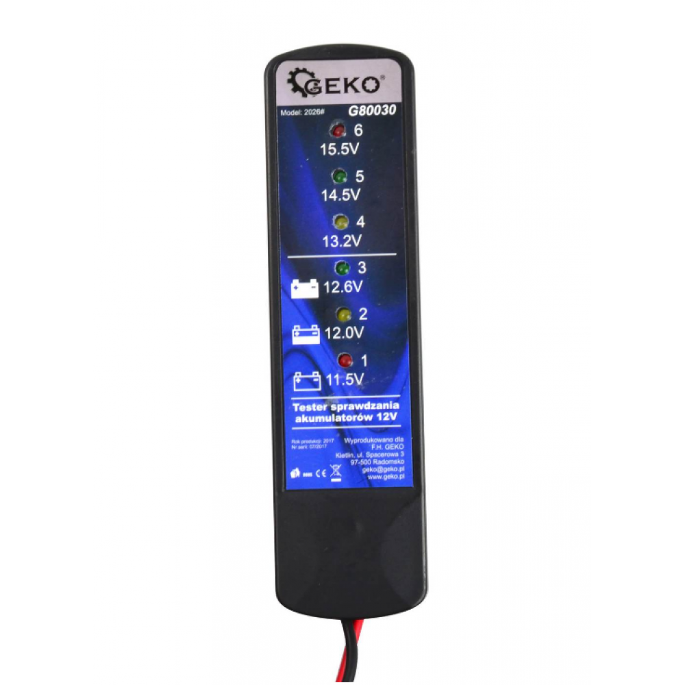 Тестер за батерии 12 V GEKO G80030
