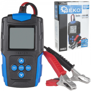Тестер за проверка на акумулатори LCD 12/24V 3Ah-200Ah - G80031