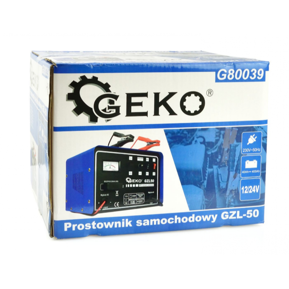 Зарядно за кола 12/24 V GZL-50 GEKO G80039