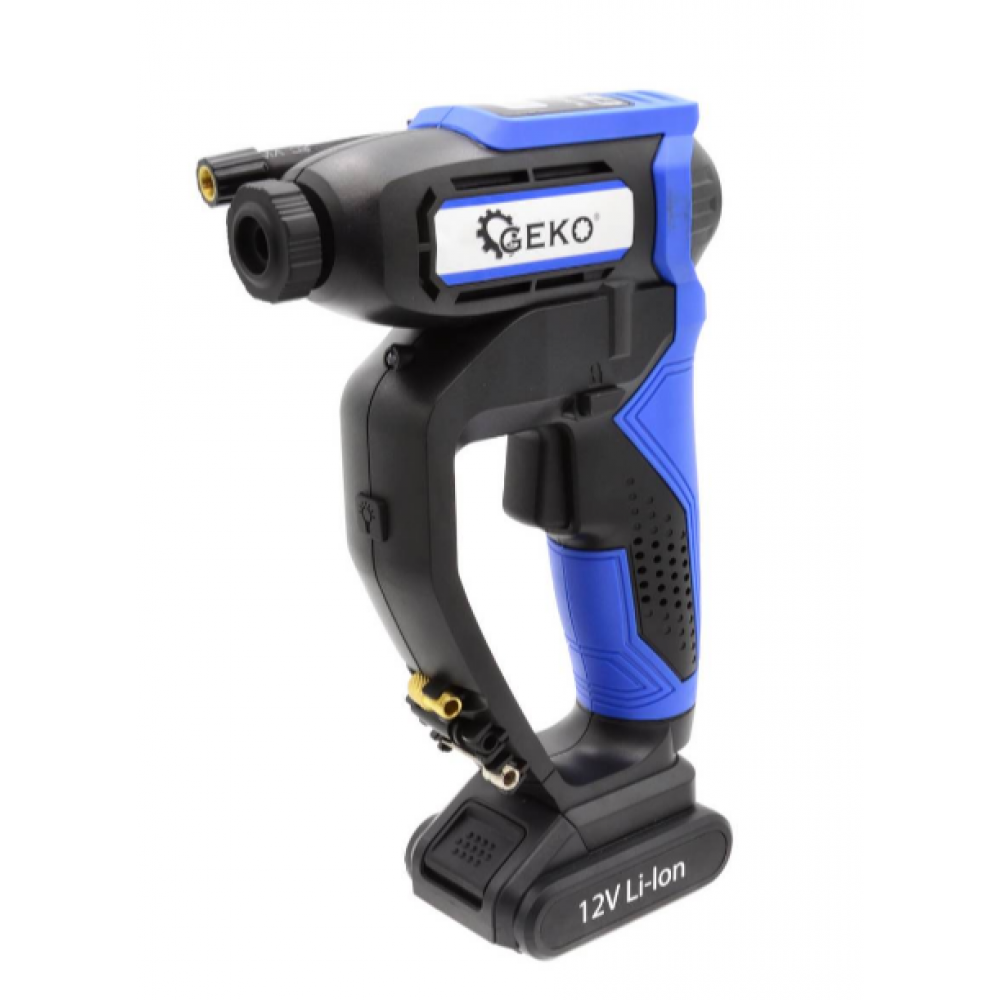Безжичен акумулаторен компресор 12 V LCD 150 PSI GEKO G80652