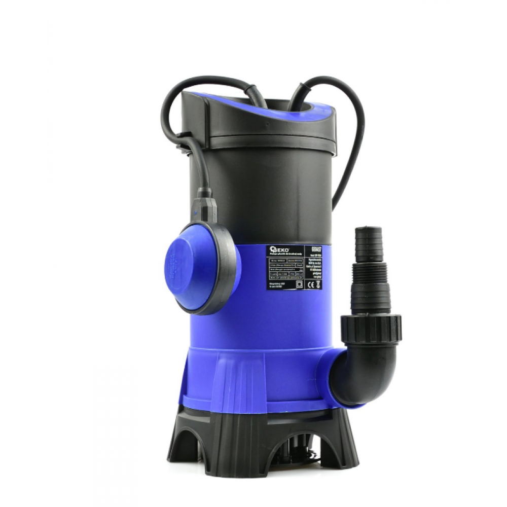 Потопяема помпа за мръсна вода с поплавък - 1100 W - GEKO G81457