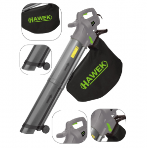 Листосъбирач с 2 торби и три режима на работа – събиране, издухване и раздробяване, 3500W - HW-2048