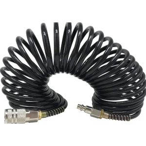 Полиуретанов спирален маркуч за въздух с бързи връзки, 10 м / 5 х 8 мм - HW-2070