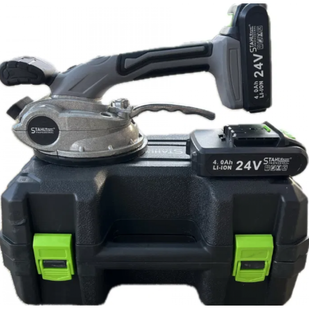 Акумулаторна вибрираща вендуза за плочки, 24V, 4Ah - HW-2120