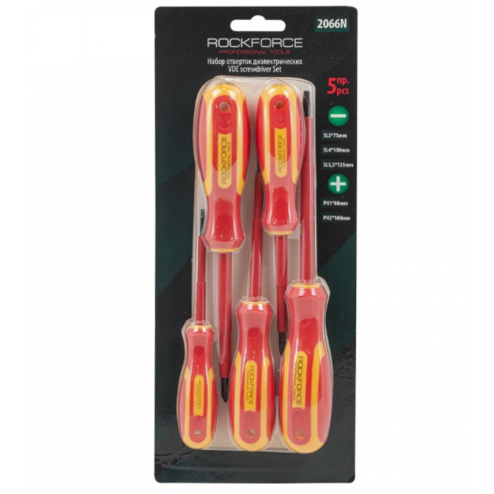 Комплект изолирани електричарски отвертки, 5 части - HW-2266