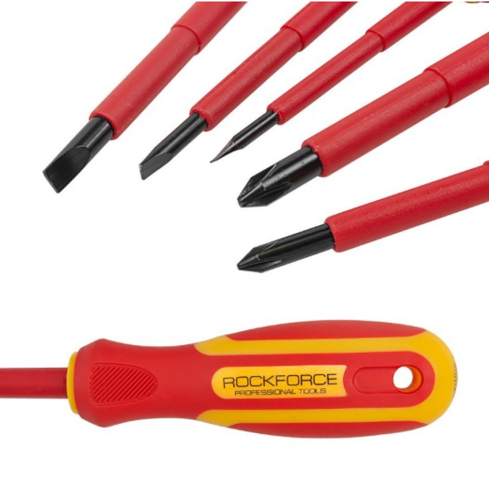 Комплект изолирани електричарски отвертки, 5 части - HW-2266