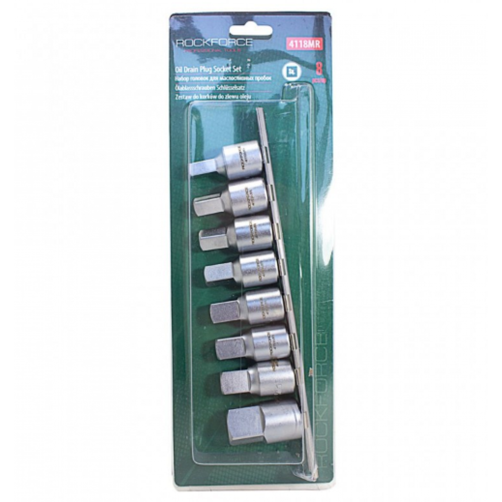 Комплект ключове за пробки на картер, 8 части, 1/2“ - HW-2270