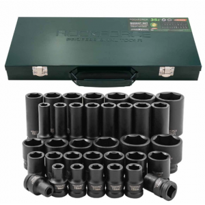 Комплект ударни вложки 35 части, 1/2'', (8 – 32 мм) - HW-2287