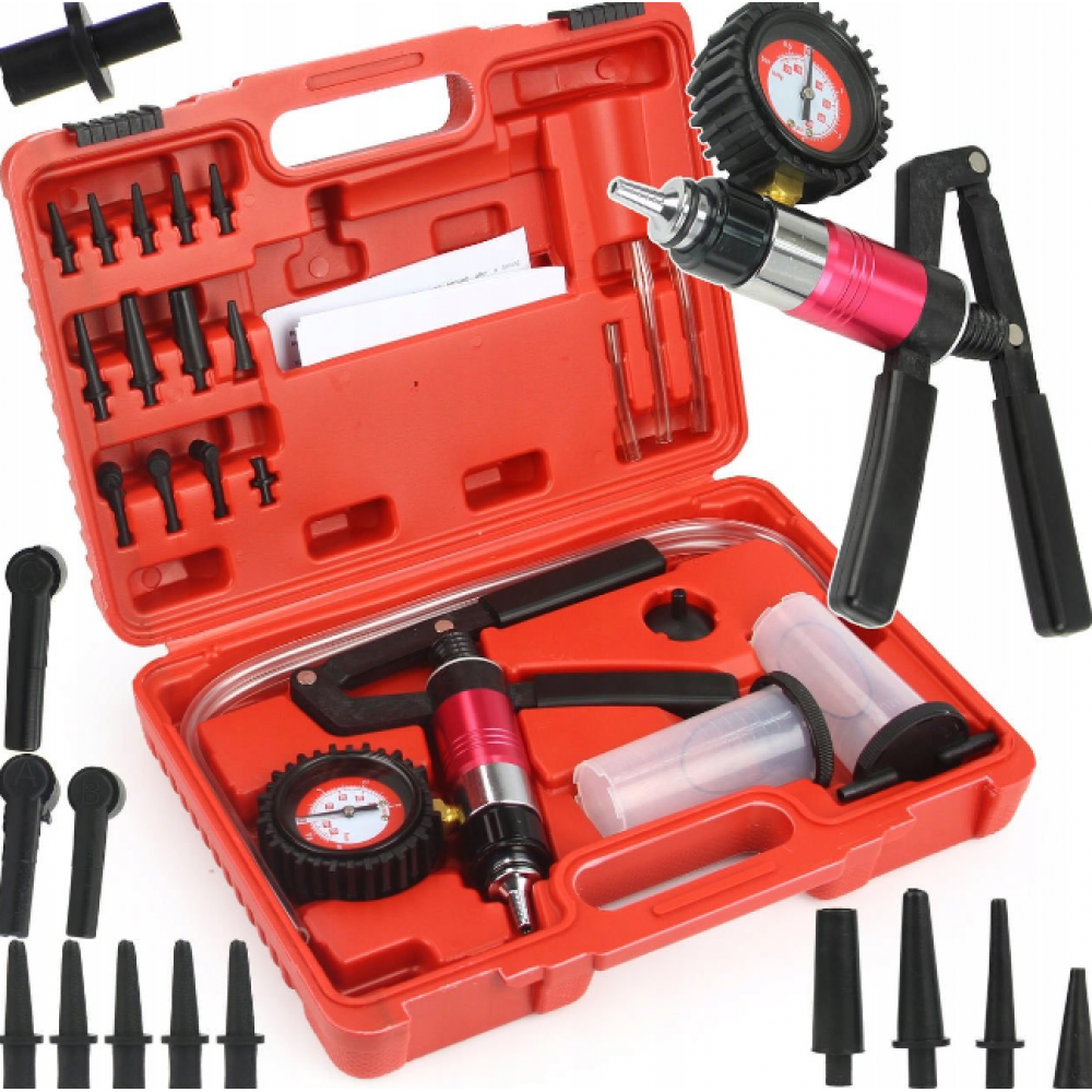 Вакуум помпа за обезвъздушаване на спирачна система и съединители - HW-2326