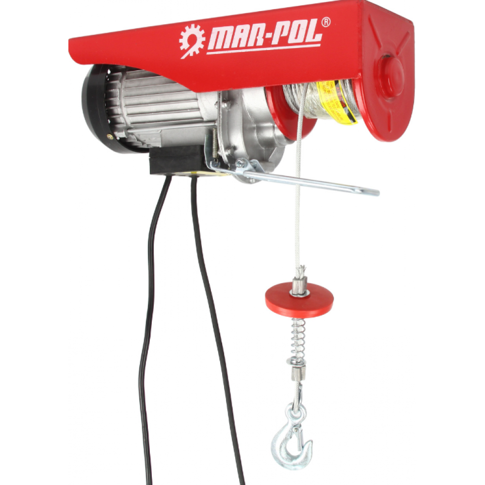 Електрическа въжена лебедка 400 / 800 кг., 12 м, 1300W - HW-2340