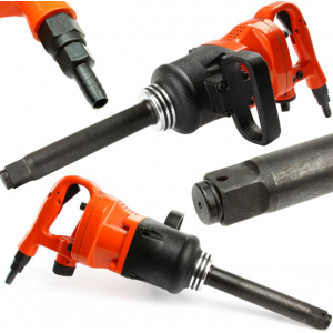 Пневматичен ударен гайковерт с дълъг шпиндел 1″, 4500Nm - HW-2415