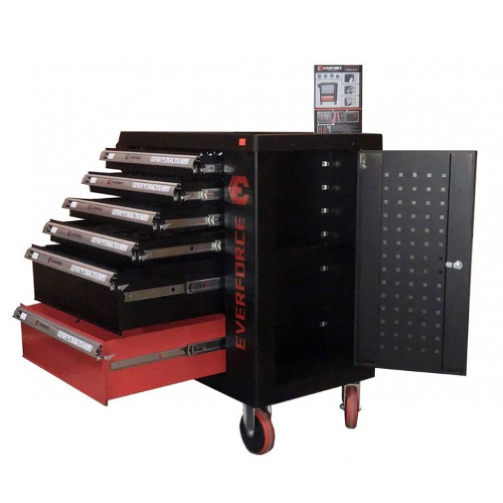 Шкаф с инструменти с 6 чекмеджета – 4 пълни - HW-2558