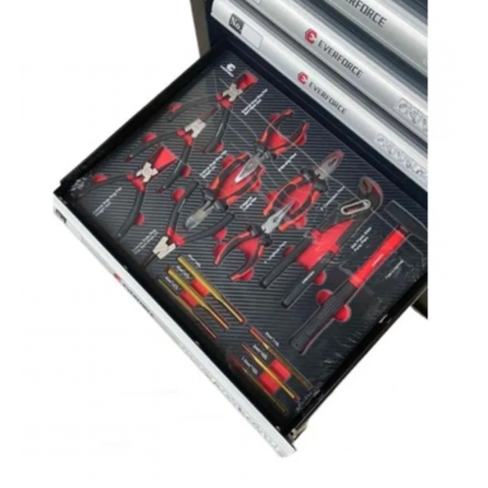 Шкаф с инструменти със 7 пълни чекмеджета и отделение за закачане на инструменти - HW-2559