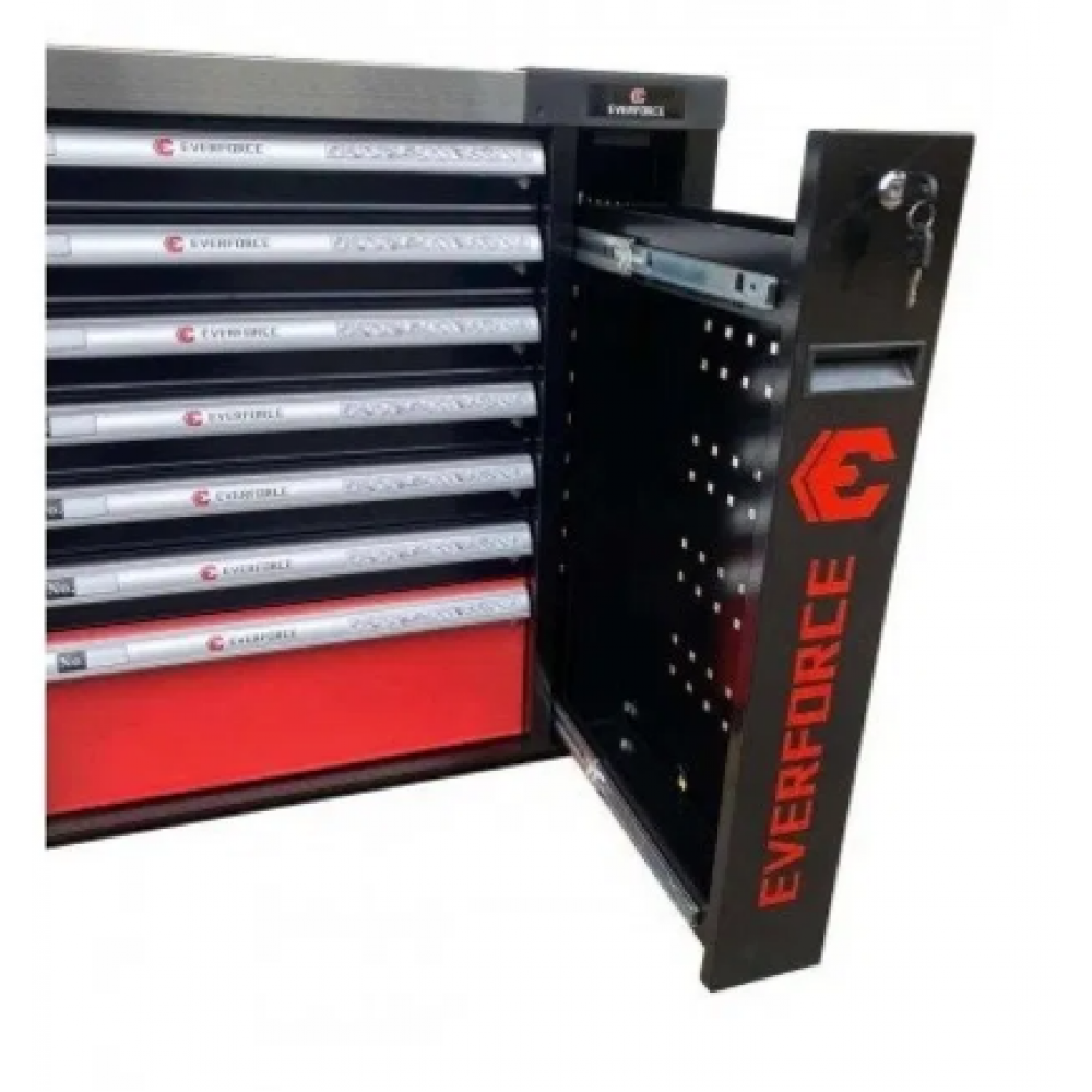 Шкаф с инструменти със 7 пълни чекмеджета и отделение за закачане на инструменти - HW-2559