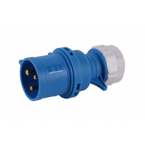 CEE щепсел 3 пина, 32A, 250V - IP44 - IP32A3P