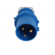 CEE щепсел 3 пина, 32A, 250V - IP44 - IP32A3P