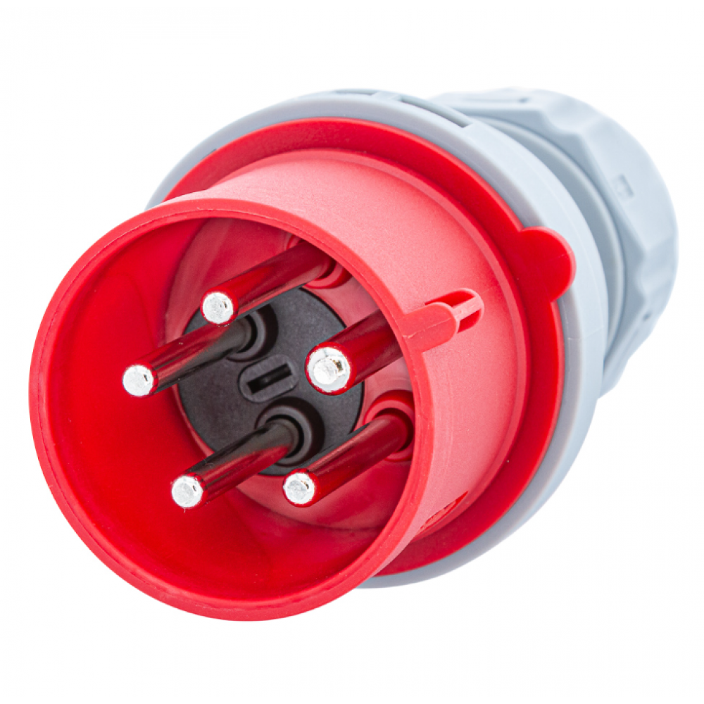 CEE щепсел 5 пинов, 32A, 400V, с фазов инвертор - IP32A5PC