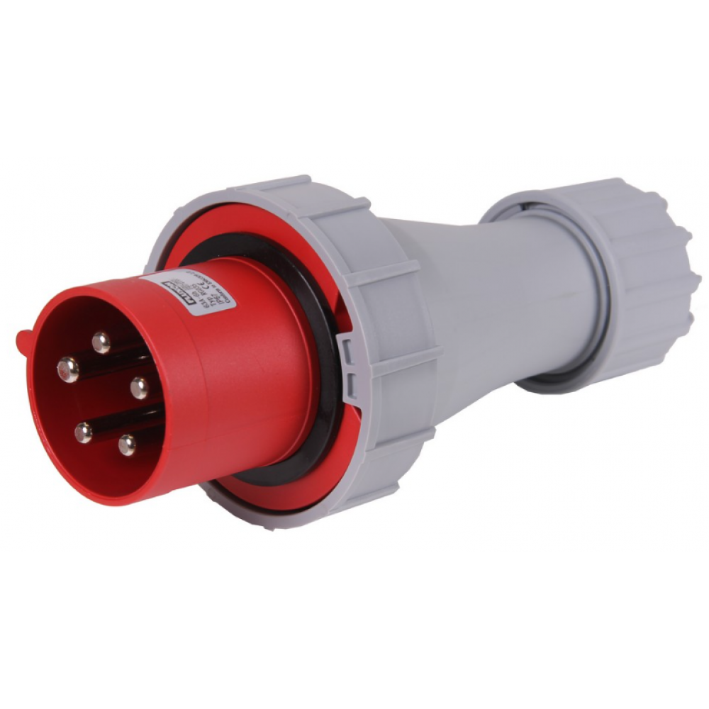 CEE щепсел 5 пинов, 63A, 400V - IP67 - IP63A5P