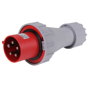 CEE щепсел 5 пинов, 63A, 400V - IP67 - IP63A5P