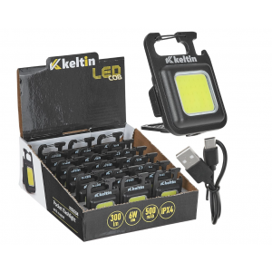 Мини джобно фенерче с магнит LED 6W 500mAh 300lm - K02004