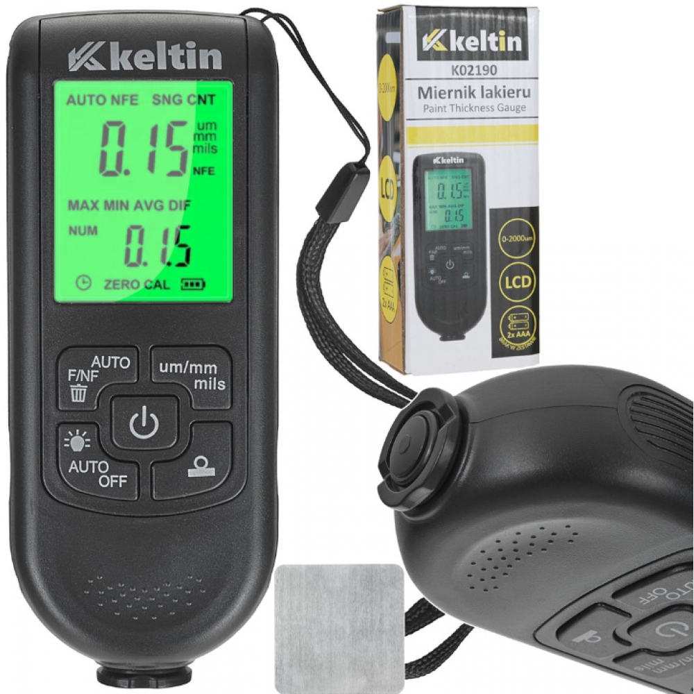 Тестер / уред за измерване дебелина на боята LCD - K02190