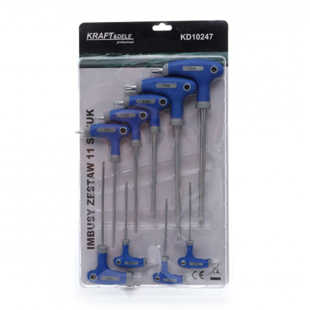 Комплект отвертки, torx, 9 бр. - KD10247