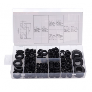 Гумени уплътнители за окабеляване, 180 бр. - KD10485