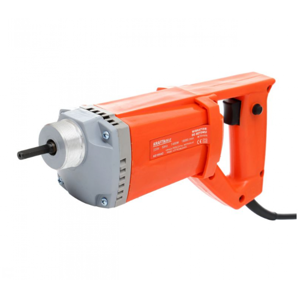 Вибратор за бетон, 18000/мин., 1400W - KD10842+KD10843