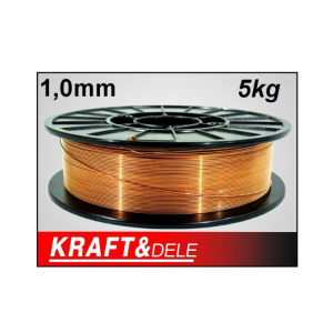 Заваръчна тел, 1.0 мм, 5 кг., помеднена - KD1152