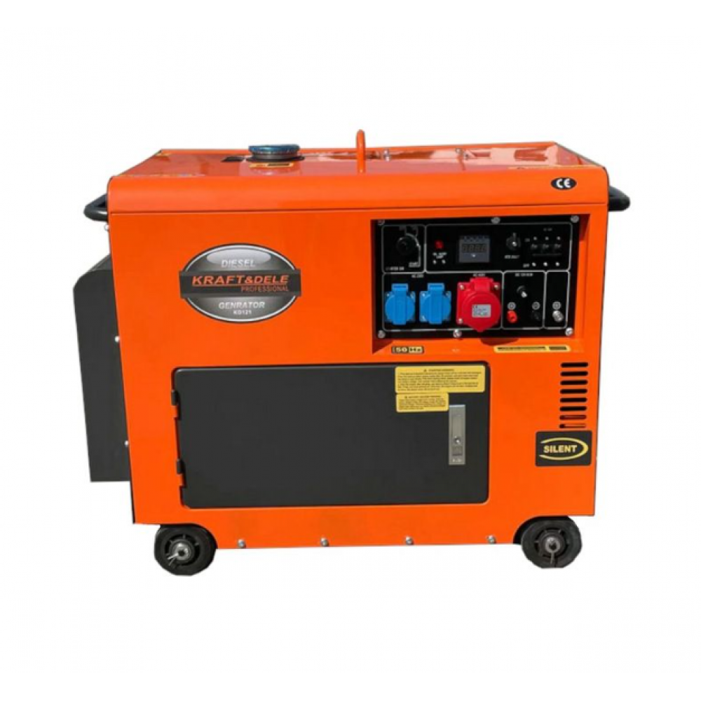 Дизелов трифазен генератор за ток, 7000W, 12/230/400V - KD121