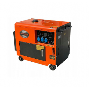 Дизелов монофазен генератор за ток, 7000W, 12/230V - KD123