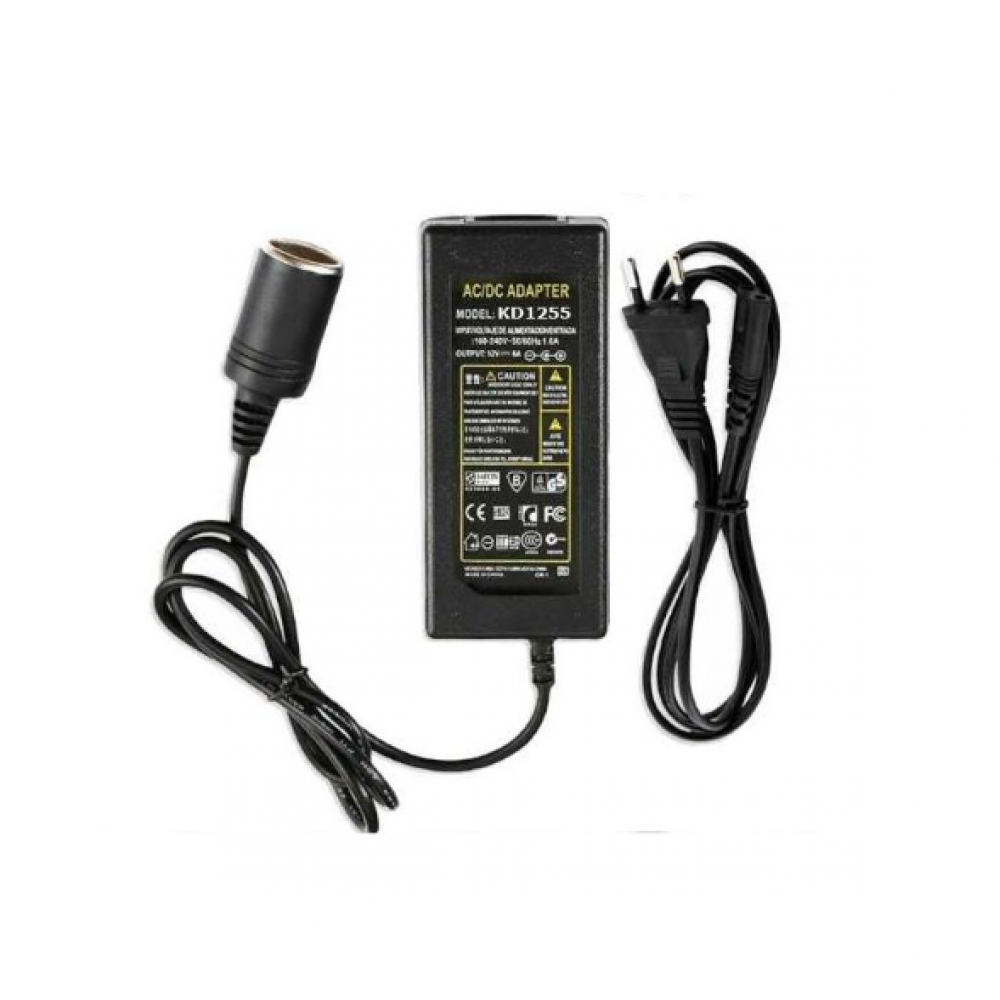 AC/DC адаптер 230V-12V - запалка - KD1255