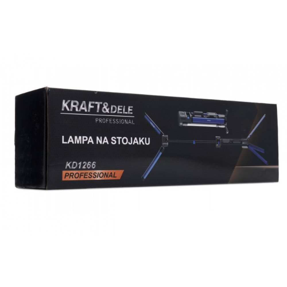 Професионална лампа на стойка, 10000 Lm 2 x 21700, 4000 mAh - KD1266