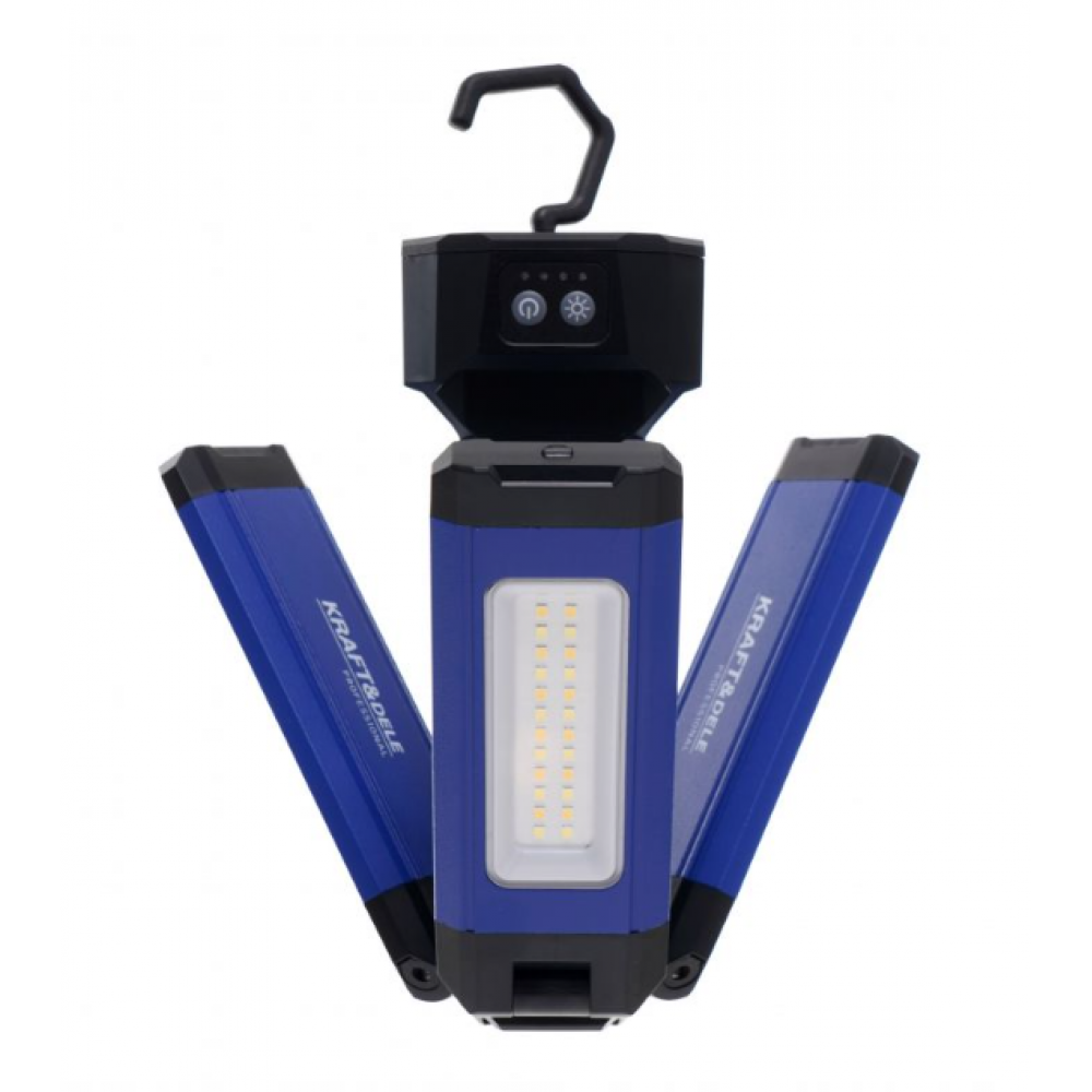 Акумулаторен LED прожектор на стойка, 2000 Lm, 4000 Mah - KD1267