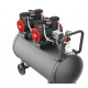 Безмаслен компресор за въздух 100 литра / 1500W x 2 - KD1392