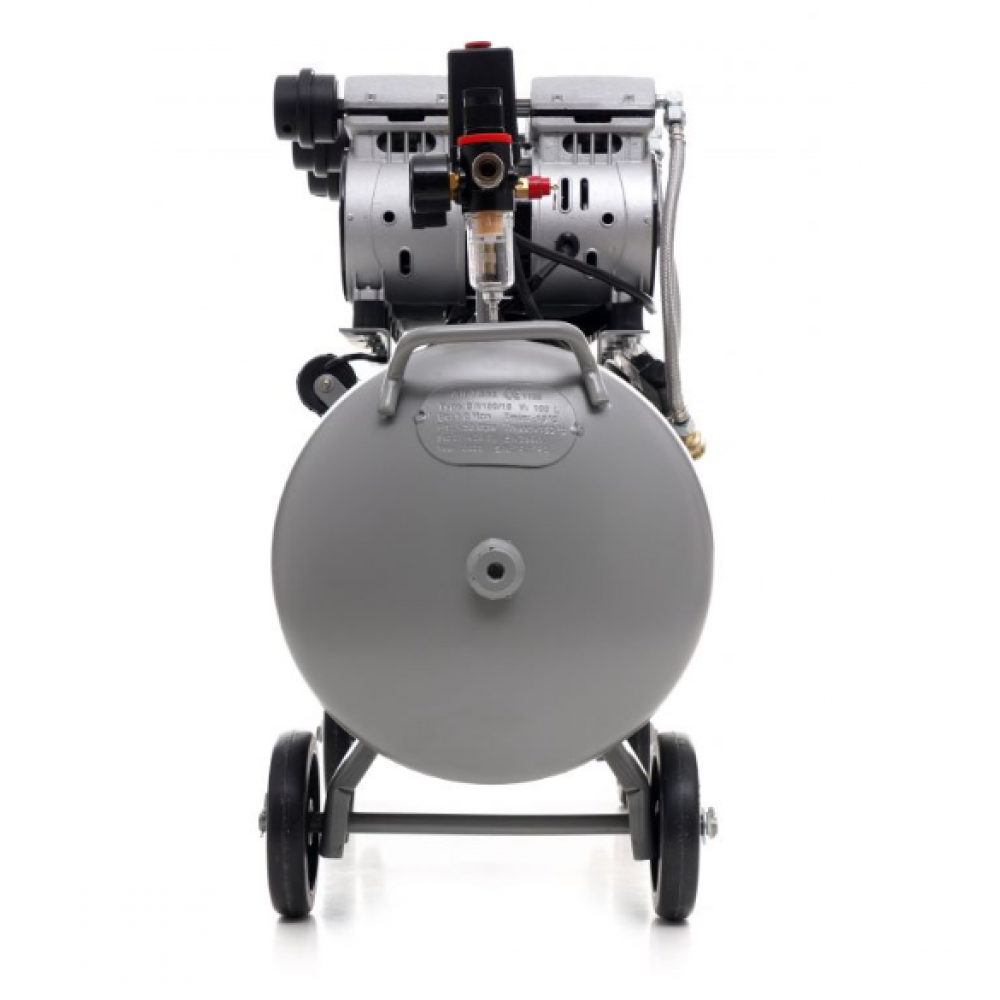 Безмаслен компресор 100L, 3 x 1500W, 8 бара - KD1397