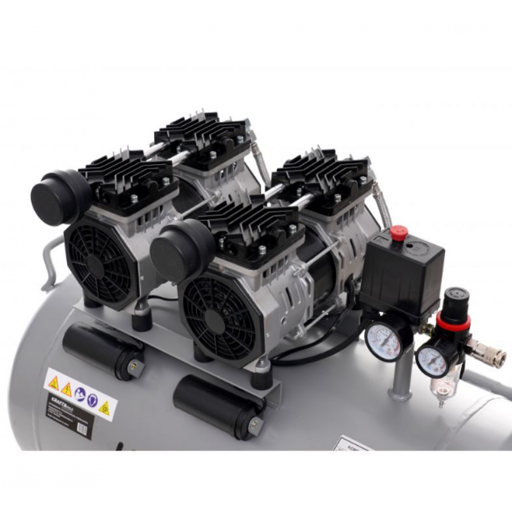 Безмаслен компресор 100L, 2 x 1500W, 8 бара - KD1398