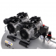 Безмаслен компресор 100L, 2 x 1500W, 8 бара - KD1398