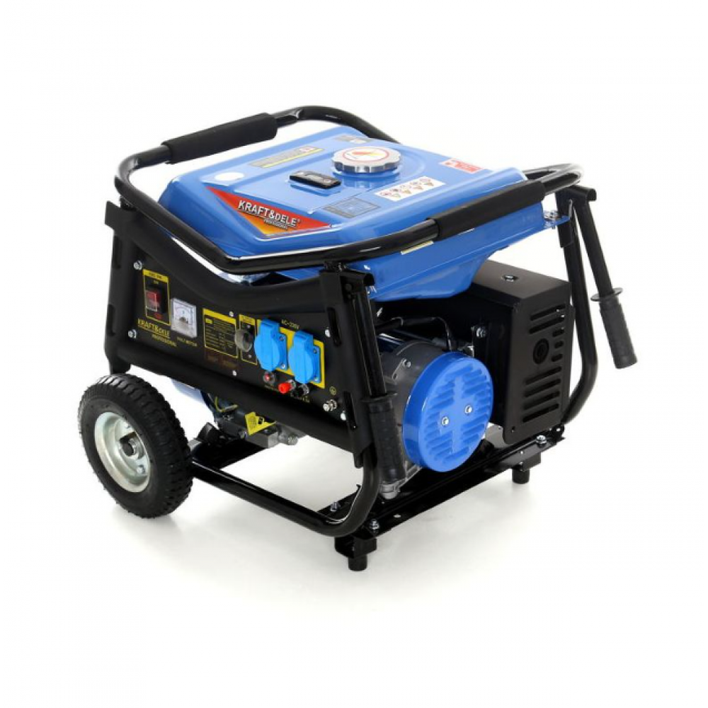 Бензинов монофазен генератор за ток, 3000W, 12/230V - KD142