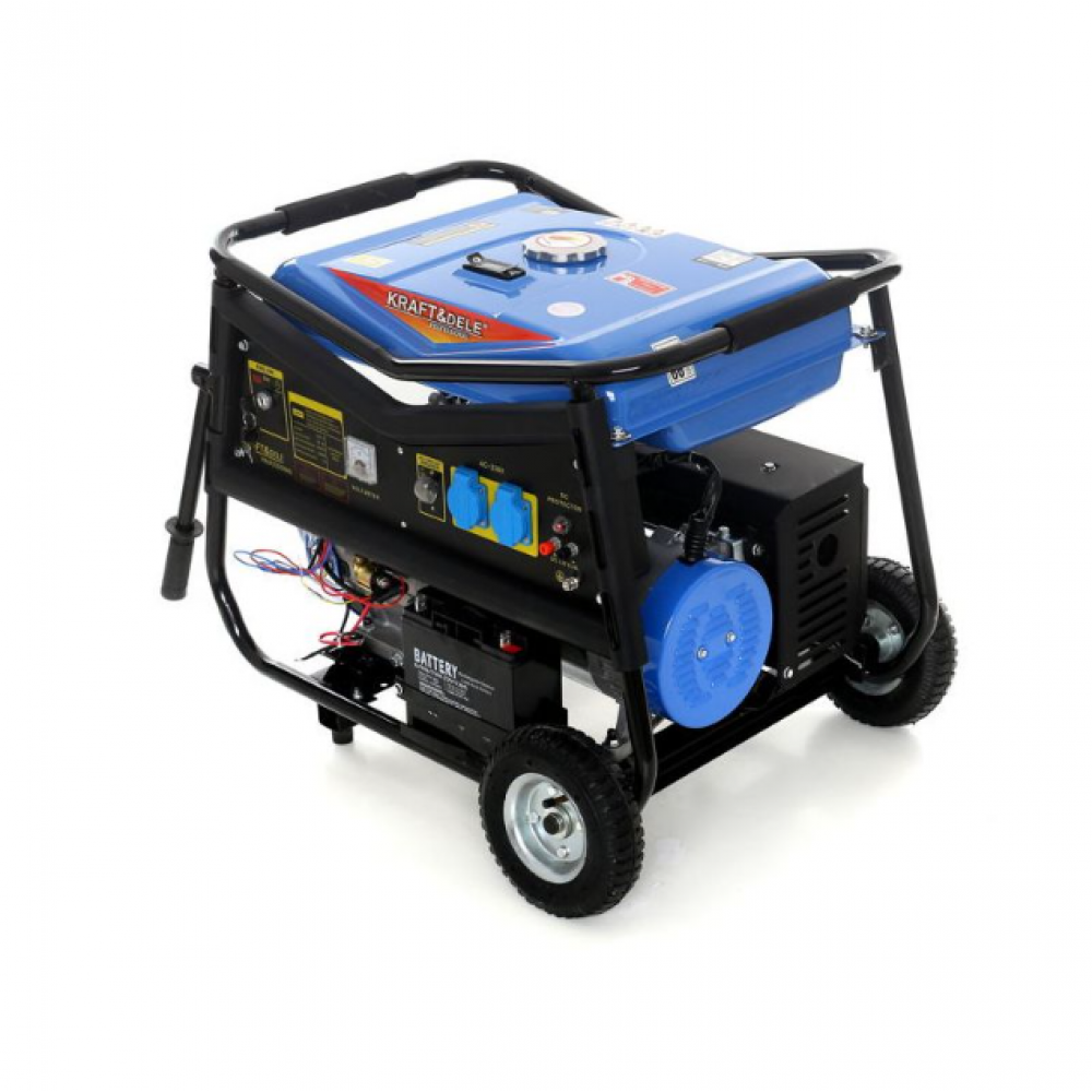 Бензинов монофазен генератор за ток, 5000W, 12/230V - KD145