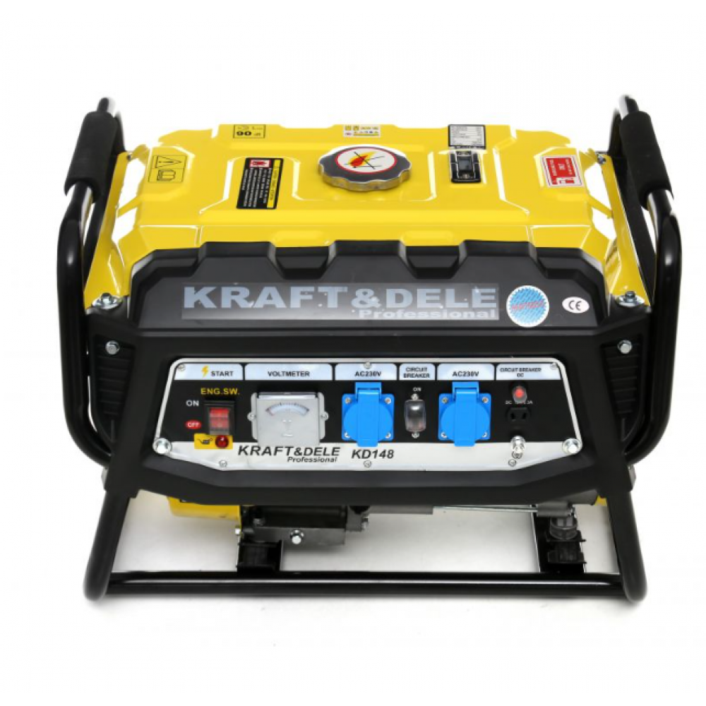 Бензинов монофазен генератор за ток, 3500W, 12/230V - KD148